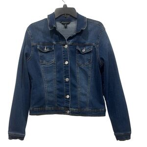 Baccini stretched Jean Jacket Classic Denim Style size M